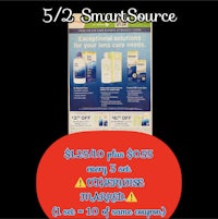 a poster with the words 5/2 smartsource